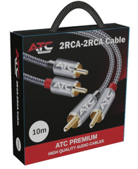 ATC Καλώδιο HQ 2xRCA / 2xRCA 10m