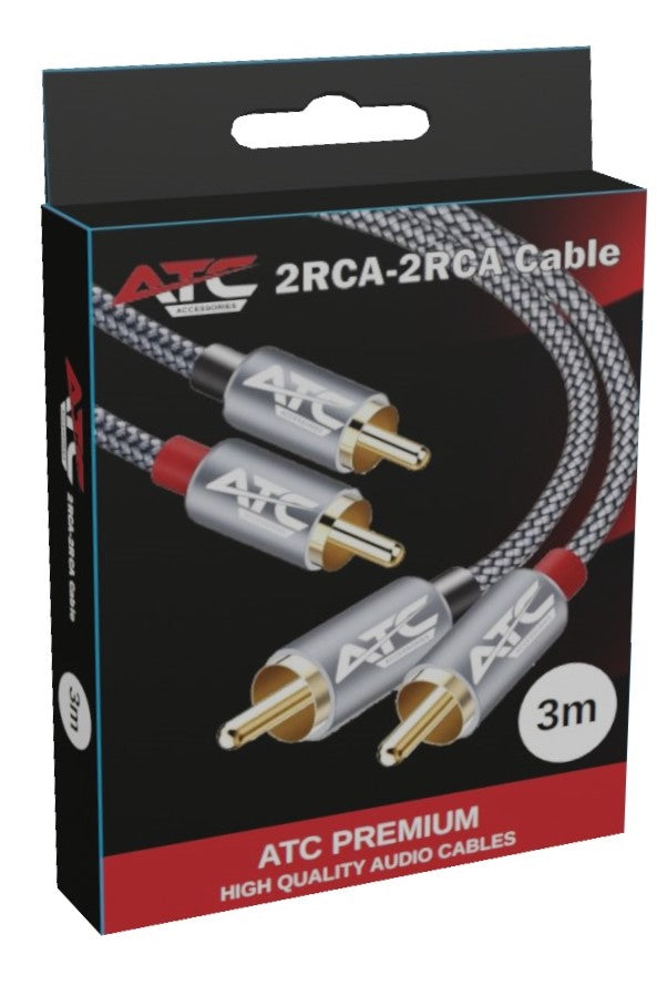 Καλώδιο ATC HQ 2xRCA / 2xRCA 3m