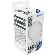Avide Value LED Bulb Spherical E27 8W CW 6400K