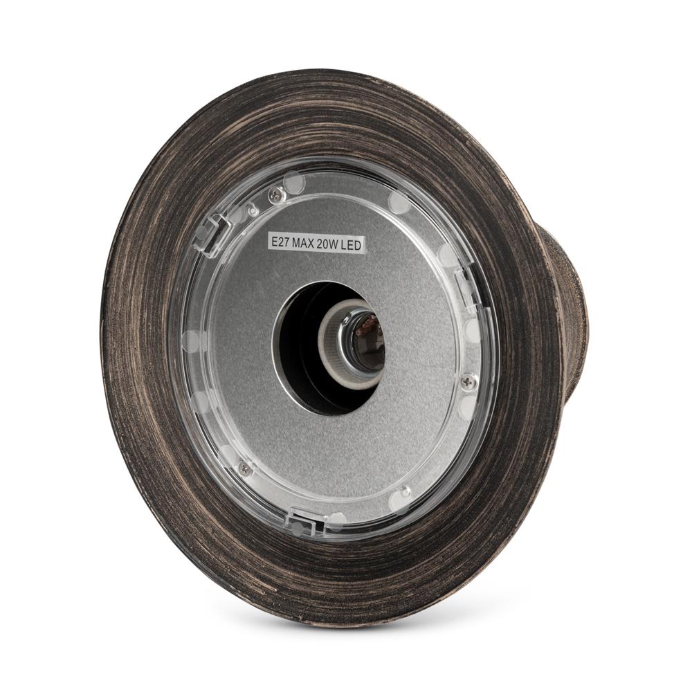 Avide Εξωτερικό Φωτιστικό Οροφής Imperial 1xE27 IP44 Antique Χρυσό