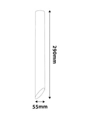 Avide GU10 Φωτιστικό Spot Στρογγυλό Μαύρο 290mm