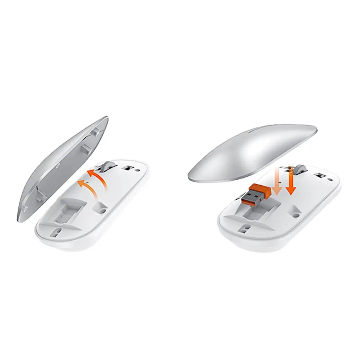 Meetion MT-C230MW Σετ Πληκτρολόγιο & Ποντίκι 2.4G Bluetooth Λευκό US