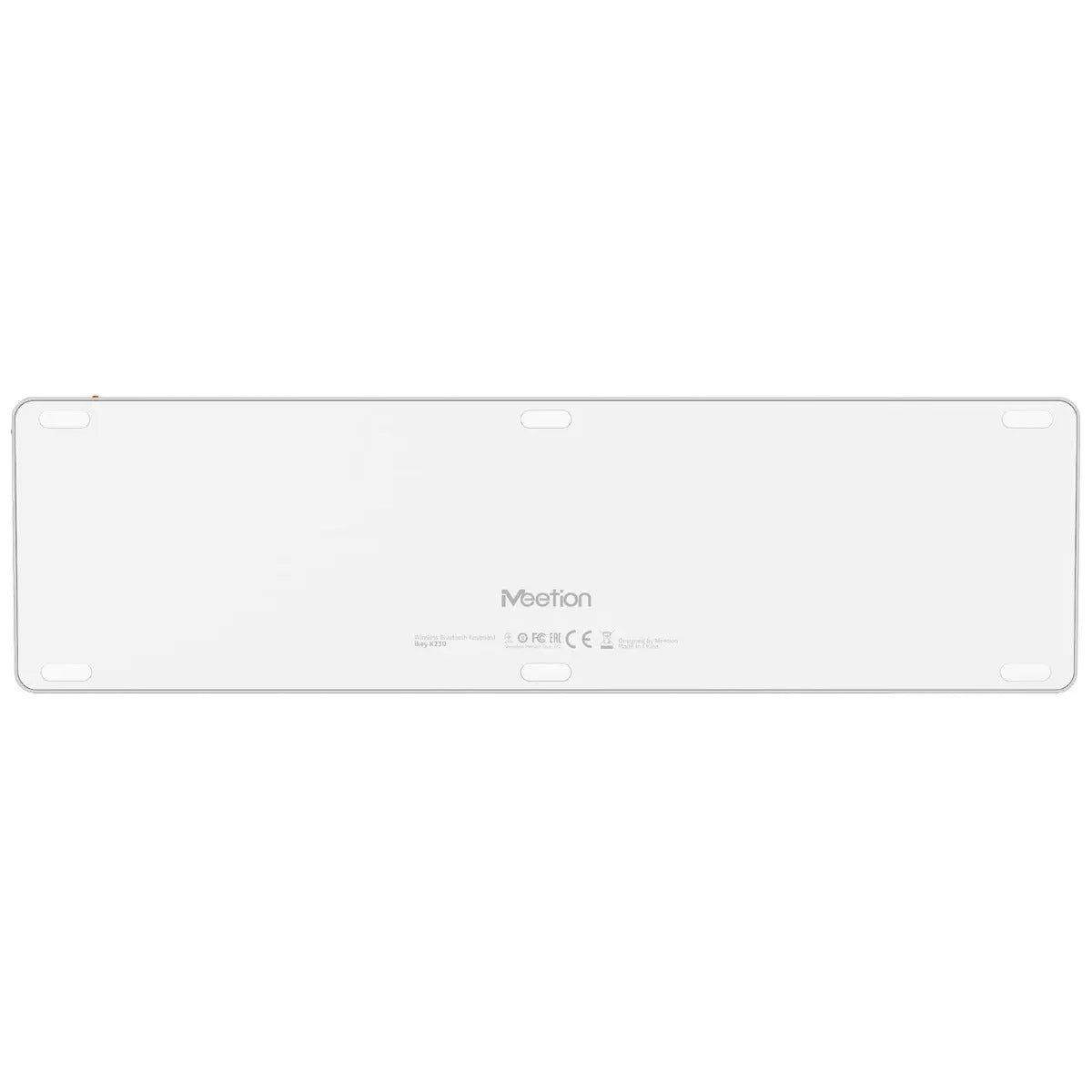 Meetion MT-K230MW Πληκτρολόγιο 2.4G Bluetooth Λευκό US