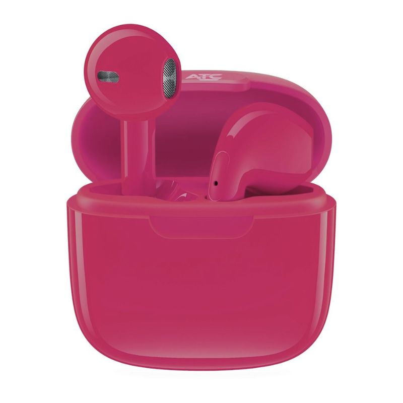 Ασύρματα Ακουστικά Earbuds ATC-25 TWS Φούξια