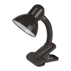 Avide Basic Φωτιστικό Γραφείου Max 60W με Clip Μαύρο