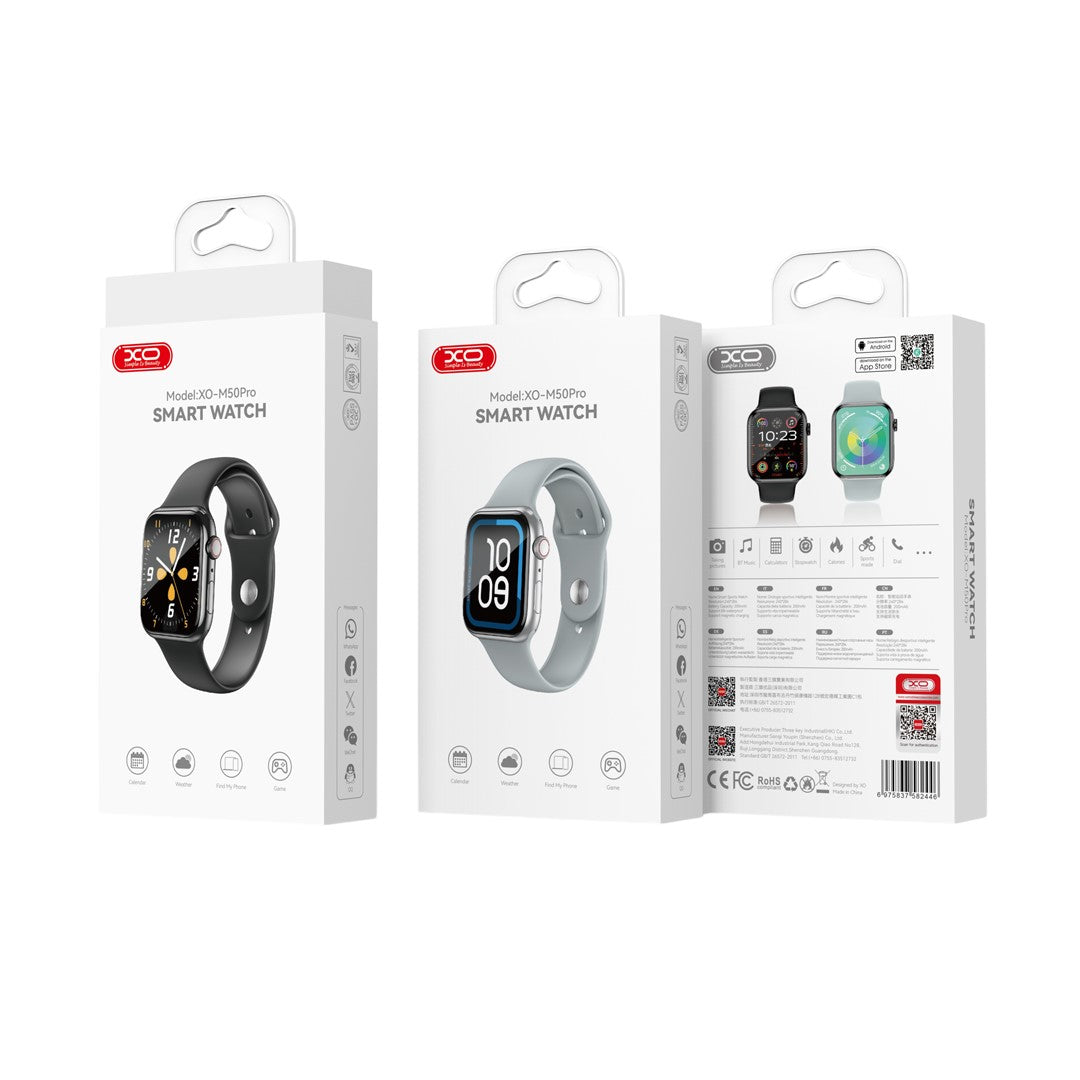 XO M50 PRO Smartwatch Μαγνητικό Μαύρο