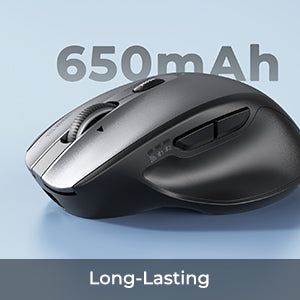 Meetion Ασύρματο Ποντίκι Office MT-BTM007 με Bluetooth & 2.4G Γκρι
