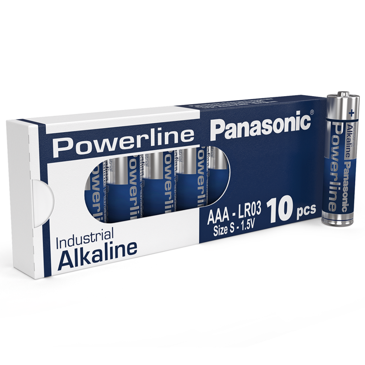 Panasonic Powerline AAA LR03AD Industrial Batteries (10pcs)