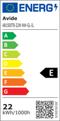 Avide Λάμπα LED Τύπου Φθορίου 22W G13 1500mm Λευκό 4000K 120lm/W