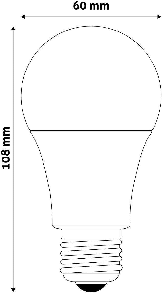 Avide Λάμπα LED Κοινή 10W E27  Ψυχρό 6400K Value