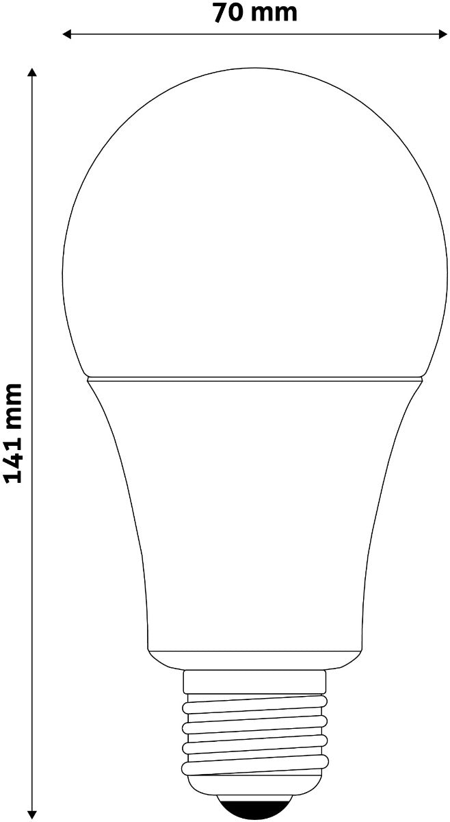 Avide Λάμπα LED Κοινή 18W E27  Ψυχρό 6400K Value