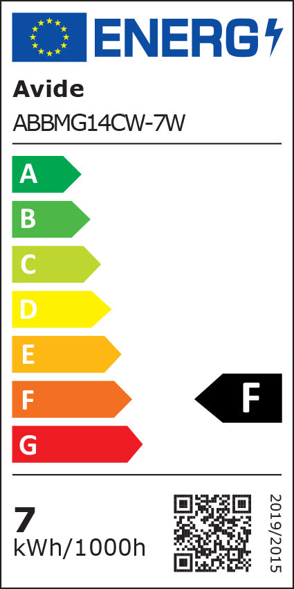Avide Λάμπα LED Σφαιρική 7W E14  Ψυχρό 6400K Value