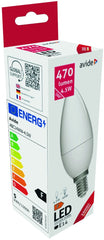 Avide Λάμπα LED Κερί 4.5W E14 Θερμό 3000K High Lumen