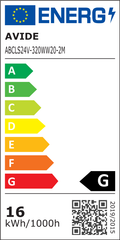 Avide LED Ταινία Blister RF 24V COB WW IP20 2m