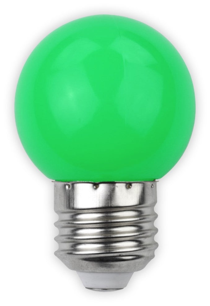 Avide LED Διακοσμητική Λάμπα G45 1W E27 Πράσινο