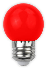 Avide LED Διακοσμητική Λάμπα G45 1W E27 Κόκκινο