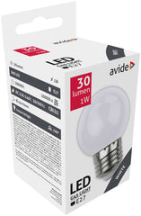Avide LED Decorative Lamp G45 1W E27 White