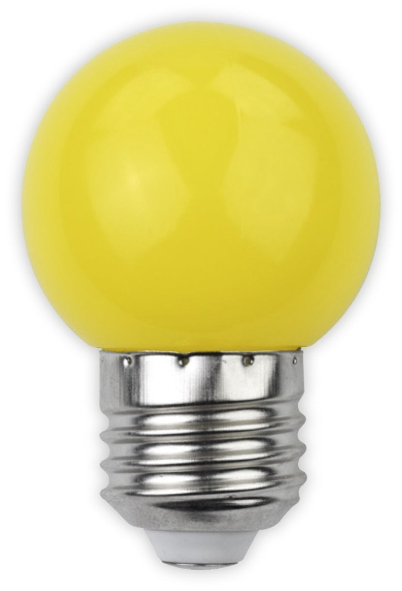Avide LED Διακοσμητική Λάμπα G45 1W E27 Κίτρινο