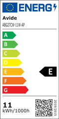 Avide Λάμπα LED Κοινή A60 11W E27 Ψυχρό 6400K