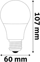 Avide Λάμπα LED Κοινή A60  8W E27 Θερμό 3000K