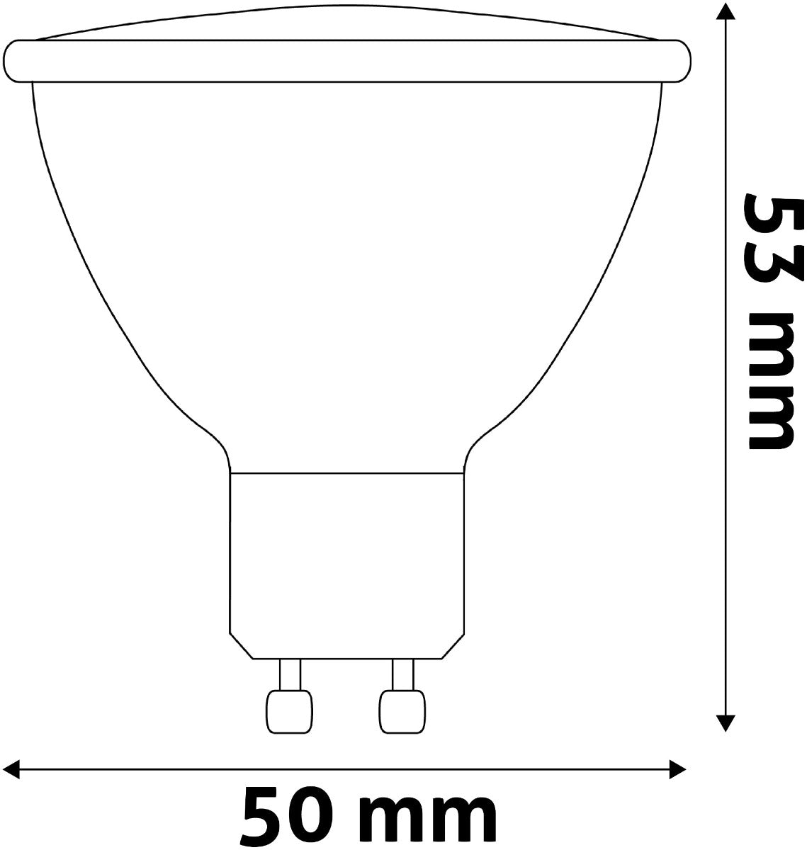 Avide Λάμπα LED Σποτ Αλουμίνιο + Πλαστικό 2.5W GU10 Λευκό 4000K Super High Lumen
