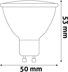 Avide Λάμπα LED Σποτ Αλουμίνιο + Πλαστικό 2.5W GU10 Λευκό 4000K Super High Lumen