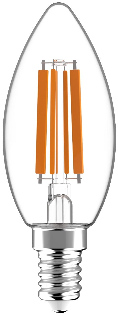 Avide LED Filament Candle Lamp 6.5W E14 NW 4000K High Lumen
