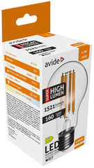Avide LED Filament Bulb Spherical 9.5W E27 A60 NW 4000K Super High Lumen