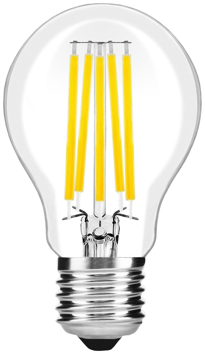 Avide Λάμπα LED Filament Κοινή 12W E27 A65 360° Λευκό 4000K High Lumen