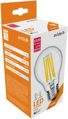 Avide Λάμπα LED Filament Κοινή 12W E27 A65 360° Λευκό 4000K High Lumen