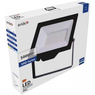 Avide LED Προβολέας Slim SMD 50W CW 6400K