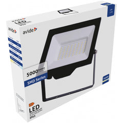 Avide LED Προβολέας Slim SMD 50W CW 6400K