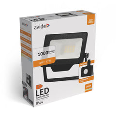 Avide LED Προβολέας SMD 10W NW 4000K Opt.PIR