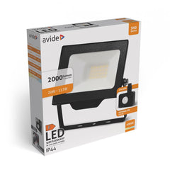 Avide LED Προβολέας SMD 20W NW 4000K Opt.PIR