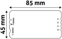 AvideΤηλεχειριστήριο RF και Ελεγκτής για LED Ταινία 12V 144W με Ντίμερ 4 Ζωνών