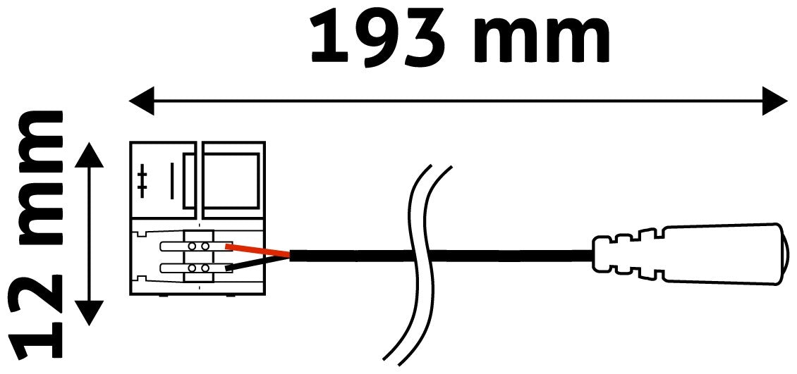 Avide DC Σύνδεσης Θηλυκό για LED Ταινία 12V 2835 8mm