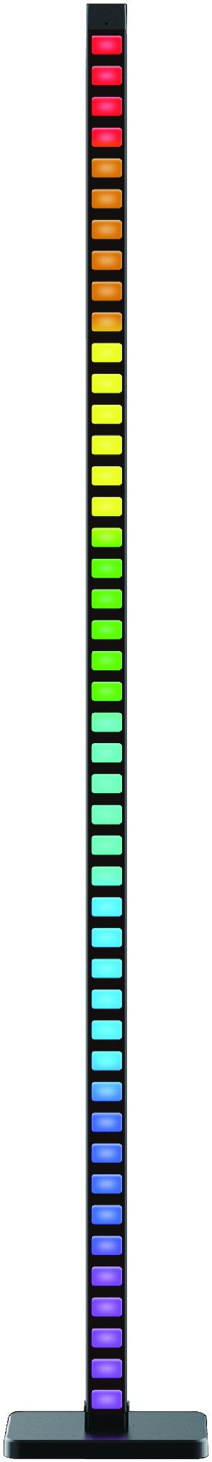 Avide LED Γωνιακό Φωτιστικό Δαπέδου Ψηφιακό RGB με Αισθητήρα Μουσικής και Τηλεχειριστήριο IR