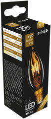Avide Λάμπα LED Soft Filament Κερί 3W E14 360° Θερμό 2700K