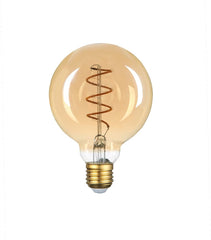 Avide Λάμπα LED Soft Filament G80 4.5W E27 EW