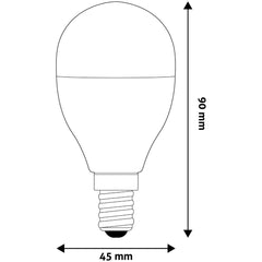 Avide LED Bulb Spherical G45 8W E14 White 4000K High Lumen