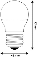 Avide Λάμπα LED Σφαιρική G45 6.5W E27 Λευκό 4000K High Lumen