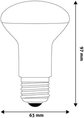 Avide Λάμπα LED R63 8W E27 Ψυχρό 6400K