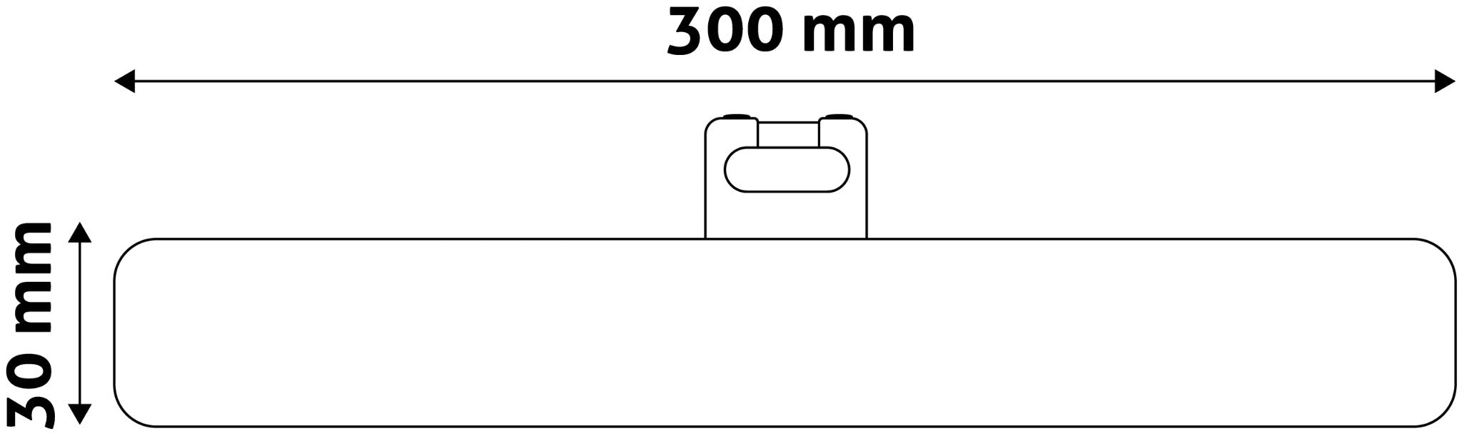 Avide LED Lamp Type Linestra 5W 30cm S14d White 4000K