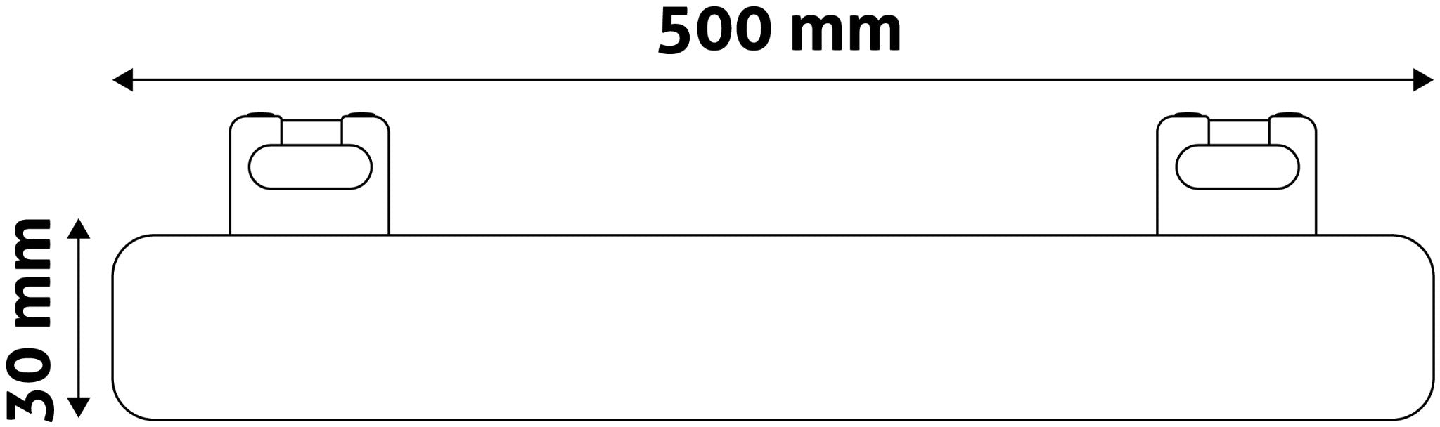 Avide LED Lamp Type Linestra 8W 50cm S14s White 4000K