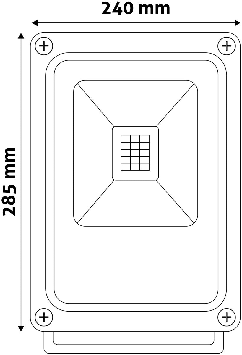 Avide LED Προβολέας COB  50W Ψυχρό 6400K