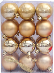 Artezan Christmas Balls 5cm Gold 24pcs