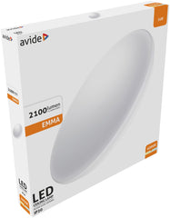 Avide LED Μοντέρνα Πλαφονιέρα Οροφής Emma 24W 375x50mm NW 4000K