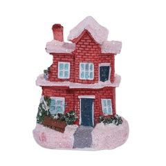 Artezan Christmas House LED Tabletop Red 7.8x6cm
