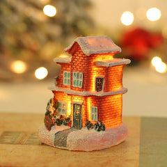 Artezan Christmas House LED Tabletop Red 7.8x6cm