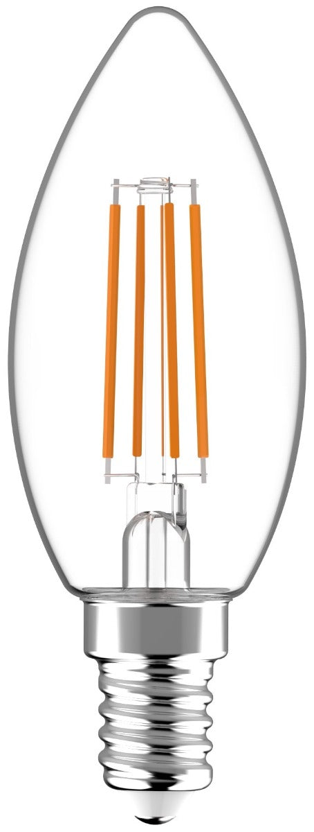 Avide LED Filament Candle Lamp 5.9W E14 NW 4000K Dimmable